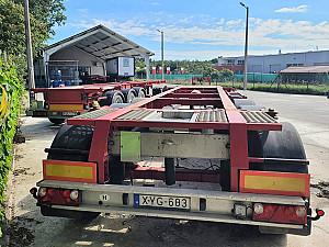 LAG tartálykonténer szállító pótkocsi ADR