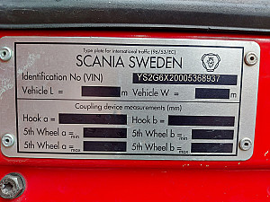 Scania G410 6X2 EU6 HIAB 111 B1 daruval