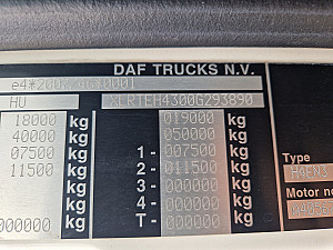 DAF XF 480 EU6 SSC LowDeck