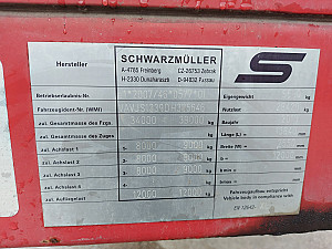 Schwarzmüller S1 Light Standard Raklaptartó