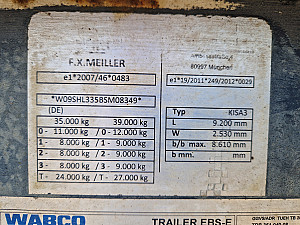 Meiller Kipper 27m3 5100kg !