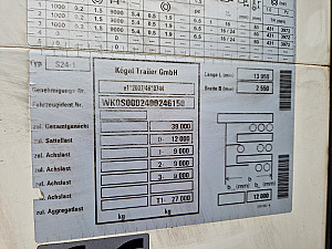 Kögel SN24 Standard bogi