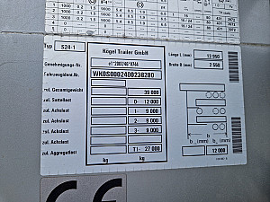 Kögel SN24 Standard bogi