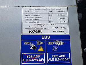 Kögel SN24 Standard bogi