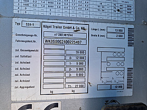 Kögel SN24 Standard