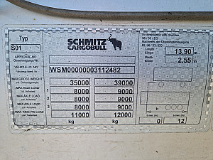 Schmitz S01 XL code