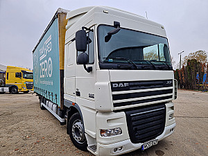 DAF XF 410 Emelőhátfal + Sommer pótkocsi új ponyva !!