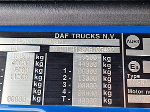 DAF XF 460 EU6 Standard Hidraulika Több darab