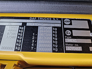 DAF XF 480 SC EU6 Állóklíma Standard