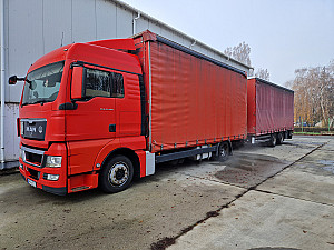 MAN TGX 18.400 EU5 EEV + Krebs Tandem pótkocsi