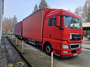 MAN TGX 18.400 EU5 EEV + Krebs Tandem pótkocsi