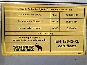 Schmitz Varios XL code bogi