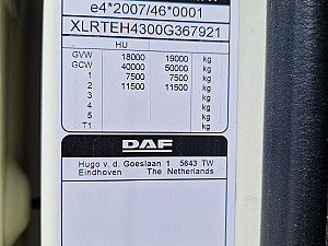 DAF XF 480 SSC EU6 LowDeck Több darab!