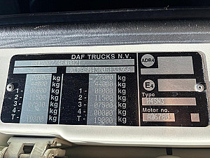 DAF XF 460 FAR 6X2 BDF EU6