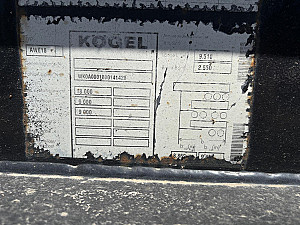 Kögel AWE 18 BDF konténerszállító