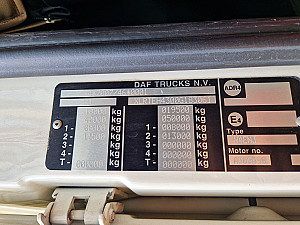 DAF XF 480 SSC EU6 Standard Állóklíma