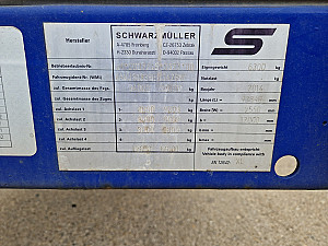 Schwarzmüller S1J Standard Raklaptartó ÚJ Ponyva !!