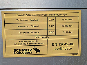 Schmitz Varios XL code ÚJ ponyva !!!!