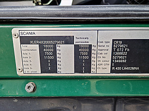 Scania R420 EU5 EEV Standard