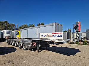 Kässbohrer Türksan gépszállító tréler 6 tengelyes