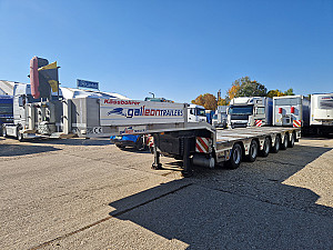 Kässbohrer Türksan gépszállító tréler 6 tengelyes