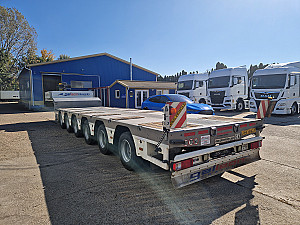 Kässbohrer Türksan gépszállító tréler 6 tengelyes