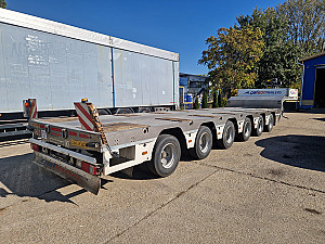 Kässbohrer Türksan gépszállító tréler 6 tengelyes