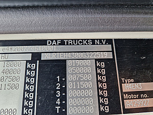 DAF XF 480 SSC EU6 LowDeck