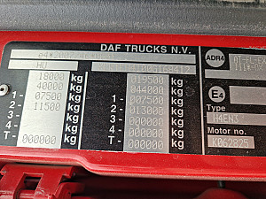 DAF XF 450 SSC EU6 ADR Standard