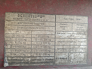 Kempf 55m3 Gabonás billencs