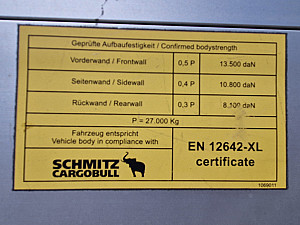 Schmitz S01 XL code Standard