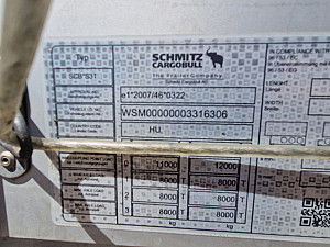 Schmitz S01 XL code Standard