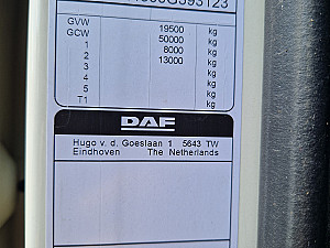 DAF XF 480 SSC EU6 Standard
