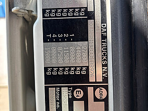 DAF XF 460 BDF 6x2