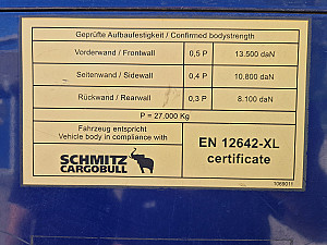 Schmitz SCB Alu felnik !! XL code bogi Standard
