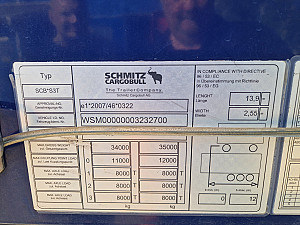 Schmitz SCB Alu felnik !! XL code bogi Standard