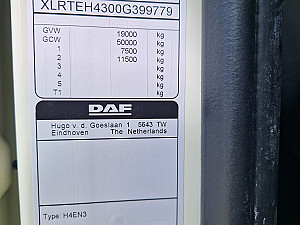 DAF XF 480 SSC EU6 LowDeck