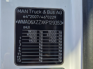 MAN TGX 18.460 EU6 Hidraulika 236.000.km !!!! Standard