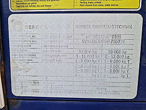 Berger Light Standard 4950kg