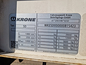 Krone SD Standard bogi XL code 6 darab ÚJ gumi