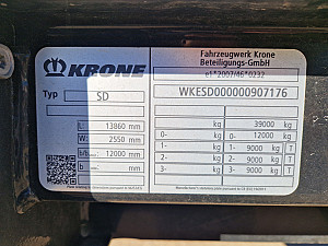 Krone SD Standard bogi XL code